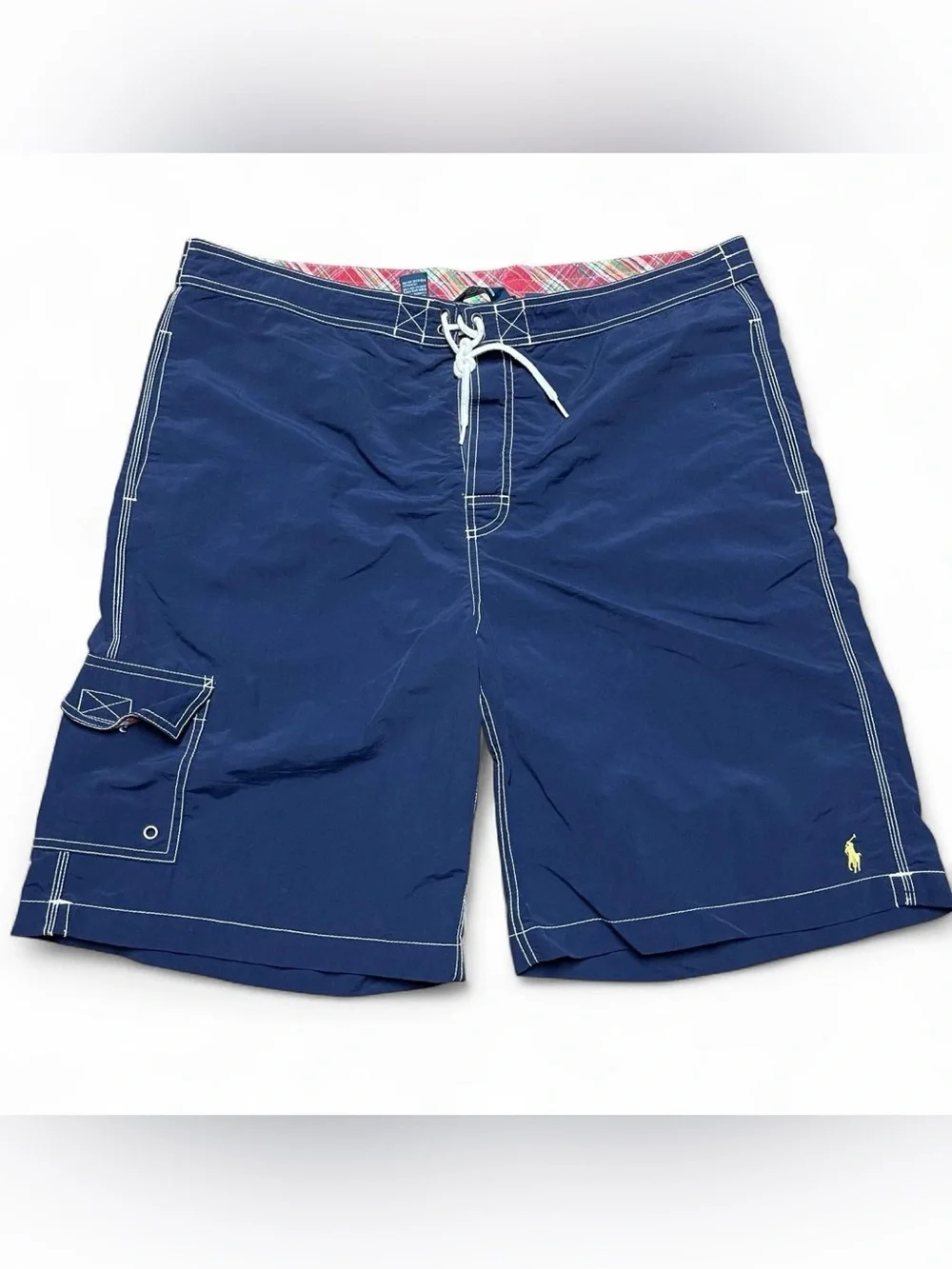 Polo Sport Ralph Lauren Swim Shorts Mens XL Blue Lined Quick Dry Beach Summer